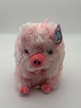 Belly Buddies Pink Plush Pig by Nanco - New with Tags stuffed animal pig
